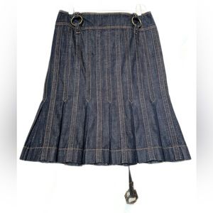 Just Cavalli Knee-Length Denim Skirt
